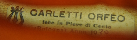 Carletti Orfeo Viola ITALY