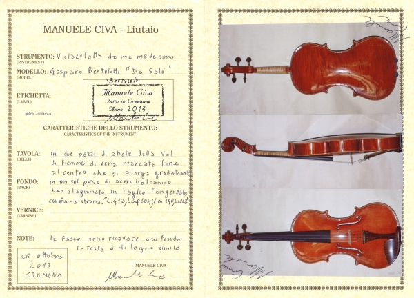 MAGICO VIOLA���X CIVA CREMONA