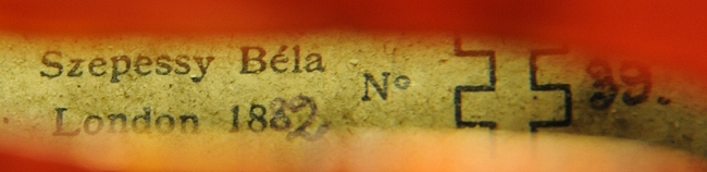 Bela Szepessy Violin London MAGICO