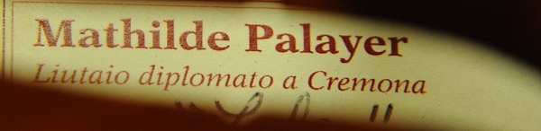 Mathilde Palayer �p���� �}�`���_ �o�C�I���� �}�W�R �C�^���A