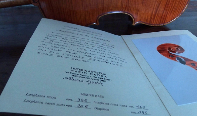 Italian Violin MAGICO Gadda