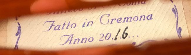 MAGICO cremona italy violin