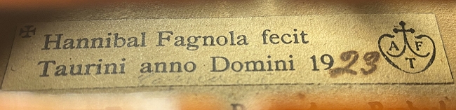 Fagnola Violin ITALY ���x��